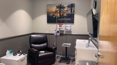 infusion center room