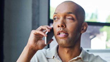 man with Myasthenia Gravis